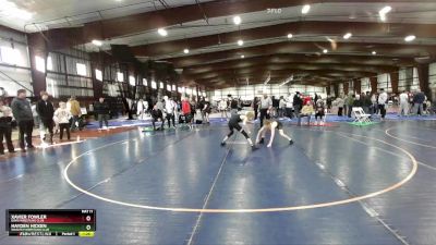 95 lbs Champ. Round 1 - Hayden Hicken, Wasatch Wrestling Club vs Xavier Fowler, Davis Wrestling Club