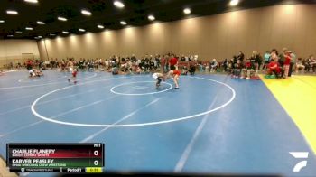 83 lbs 3rd Place Match - Karver Peasley, Omak Wrecking Crew Wrestling vs Charlie Flanery, Bandit Combat Sports