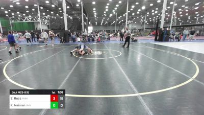 128 lbs Rr Rnd 2 - Eli Russ, Parkland vs Kayden Neiman, University Hawks Wrestling Club Black