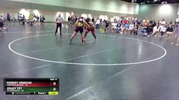 285 lbs Round 2 (16 Team) - Grady Fey, SD Renegades vs Markey Hinrichs, Nebraska Broskis