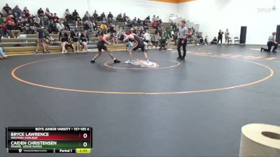 157-165 A Round 3 - Bryce Lawrence, Western Dubuque vs Caiden Christensen, Prairie, Cedar Rapids