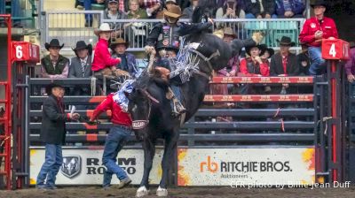 2019 Canadian Finals Rodeo | Round One | SADDLE BRONC