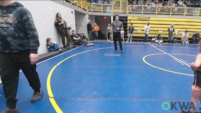 40 lbs Quarterfinal - Addison Shimonek, Pawhuska Elks Takedown vs Pyper Patterson, Pawnee Wrestling Club