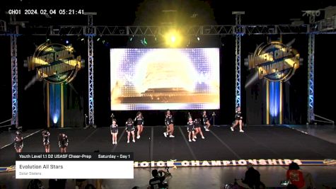 Evolution All Stars - Solar Sisters [2024 Youth Level 1.1 D2 USASF Cheer-Prep Saturday - Day 1] 2024 Winner's Choice Championships - Ft. Lauderdale