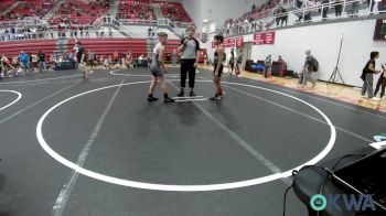 100 lbs Rr Rnd 5 - Darrell Compton, Elgin Wrestling vs Landon Achziger, Choctaw Ironman Youth Wrestling