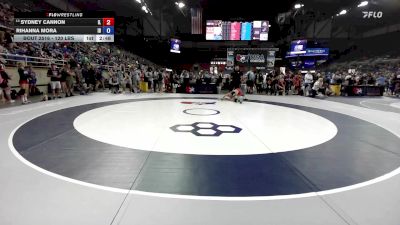 120 lbs Cons. Rd Of 32 - Sydney Cannon, IL vs Rihanna Mora, ID
