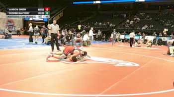 190 Class 2 lbs Quarterfinal - Tucker Slattery, Chillicothe vs Landon Smith, Moberly