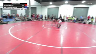 132 lbs Arturo Reyes, Pennsylvania Blue vs Matthew Peterson, New York Blue