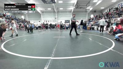 67 lbs Rr Rnd 2 - Leland Riley, Midwest City Bombers Youth Wrestling Club vs Wyatt Goodson, Powerhouse Gold