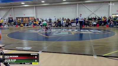 133 lbs Semifinal - Jacob Blair, Delaware Valley vs Zach Beckner, Ferrum