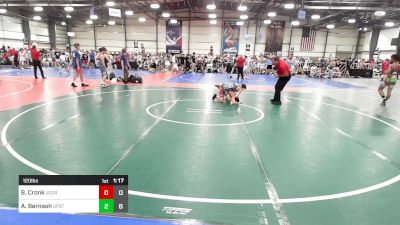 120 lbs Rr Rnd 1 - Blake Cronk, Journeymen Wrestling Blue vs Austin Bernash, Upstate Uprising