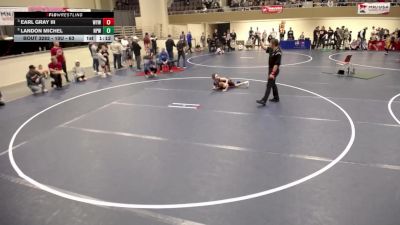 10U - 63 lbs Cons. Round 5 - Landon Michel, New Prague Wrestling vs Earl Gray III, Wayzata Youth Wrestling