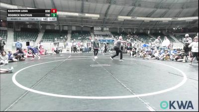 46 lbs Semifinal - Kashton Legg, Keystone Kids Wrestling Club vs Rodrick Waitkus, TTWC Cream
