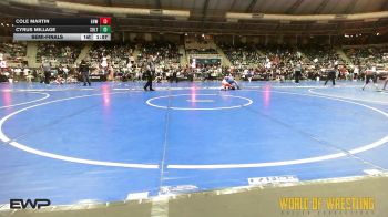 95 lbs Semifinal - COLE MARTIN, Greater Heights Wrestling vs Cyrus Millage, Sebolt Wrestling Academy