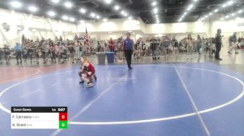 49 lbs Consolation - Frankie Carrasco, Tucson Cyclones vs Korban Grant, Athlos Wrestling