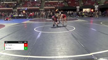 152 lbs Quarterfinal - Bryton Kipp, Heights Wrestling Club vs Madisyn Frazier, Kalispell Wrestling Club