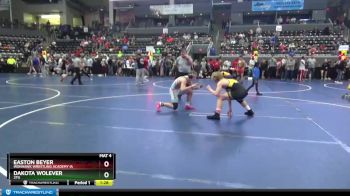 160 lbs Cons. Round 3 - Easton Beyer, Ironhawk Wrestling Academy IA vs Dakota Wolever, 2TG