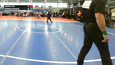 120 lbs 3rd Place - Andrew Poh, NY vs Brennan Sprague, NY