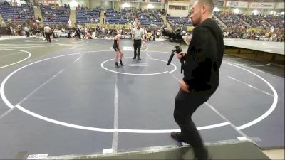 85 lbs Round Of 16 - Onofre Gonzales, Black Fox Wrestling Academy vs Easton McKee, Jwc
