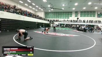 190 lbs Quarterfinal - Kayden Sixberry, Wind River vs Logan Bauers, Green River
