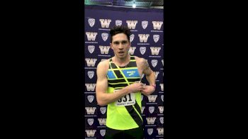 Brooks Beasts Drew Windle after his 1k victory at UW