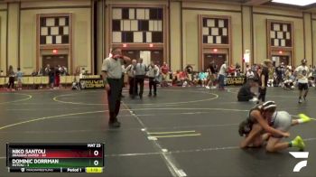 117 lbs Round 5 (6 Team) - Niko Santoli, Dragons United vs Dominic Dorrman, M2TCNJ