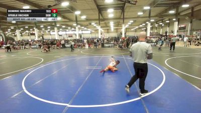 65 lbs Consi Of 8 #2 - Dominic Maximo, Tucson Cyclones vs Steele Decker, Show Low