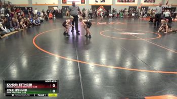 PW-12 lbs Semifinal - Kamden Ettinger, Mount Pleasant Wrestling Club vs Cole Spenner, Lynx Wrestling Club