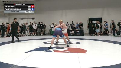 130 kg Quarters - Kade West, Outlaw Wrestling Club vs Ashton Honnold, Moen Wrestling Academy