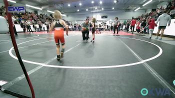 38-40 lbs Semifinal - Maculey Andrews, Hilldale Youth Wrestling Club vs Keaton Holcomb, Tahlequah Wrestling Club