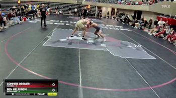 215 lbs Round 3 (4 Team) - Conner Degner, Holmen vs Ben Helminski, Menomonie