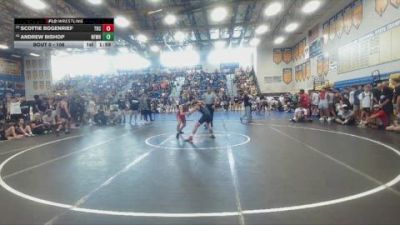 106 lbs Champ. Round 1 - Scottie Bogenrief, Pace High vs Andrew Bishop, NORTH FORT MYERS HIGHSCHOOL
