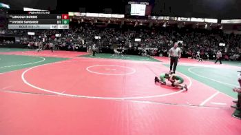 71 lbs Champ. Round 1 - Lincoln Burns, BEASTA vs Ryder Swisher, CFEA