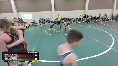 136 lbs Quarterfinal - Megan Dowd, Best Trained Wrestling vs Kial Morriss, Austin Texas Wrestling Club