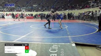 92 lbs Consi Of 8 #2 - Jack Lucas, Sapulpa vs Parker Ingram, Cleveland Public Schools