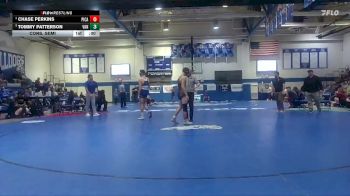 138 lbs Cons. Semi - Tommy Patterson, Vancleave High School vs Chase Perkins, Picayune High School