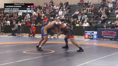 79kg Round 1 - Jackson Glasgow, GTA Alliance RTC vs Samey Al Beajan, National Capital Wrestling Club
