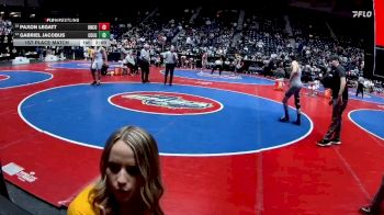 157-2A 1st Place Match - Gabriel Jacobus, Columbus vs Paxon Legatt, Union County