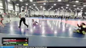 56 lbs Round 1 - Savannah Phelan, Scorpions vs Carter Townsend, Minion Green