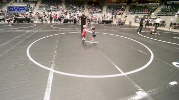 36 lbs Round Of 16 - Braxley Harjo, Berryhill Wrestling Club vs Jett Hamm, Pocola Youth Wrestling