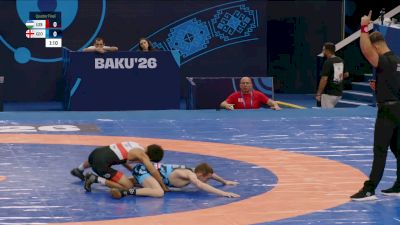 48 kg 1/4 Final - Farrukh Makhmudov, Uzbekistan vs Zurab Dotiashvili, Georgia