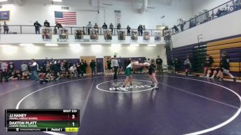 110 lbs Semifinal - Daxton Platt, Lander Middle School vs Jj Haney, Powell Middle School