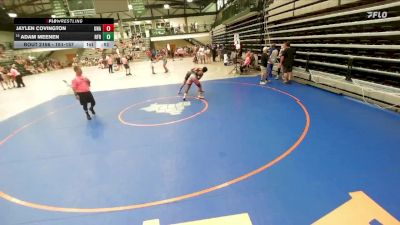 151-157 lbs 5th Place Match - Adam Meenen, Rock Falls Rockets vs Jaylen Covington, Unattached