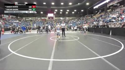 106 lbs Champ. Round 1 - Oscar Gauna, Goddard vs Saban Banks, Lansing HS