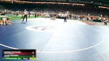 D1-138 lbs Cons. Round 2 - Ayush Kunjadia, Salem HS vs Hayden Pletscher, Swartz Creek HS