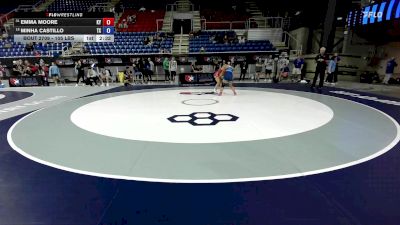 105 lbs Cons. Sub-rd Of 16 - Emma Moore, KY vs Minha Castillo, TX