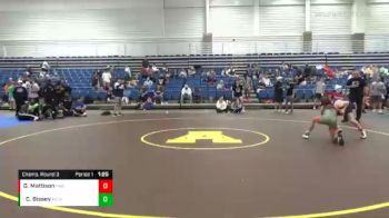 129 lbs Champ. Round 3 - Carson Bissey, Maurer Coughlin Wrestling Club vs Drew Mattison, Patriots Wrestling Club