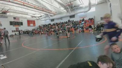 275 lbs Round 3 - Brady Morgan, Rocky Mountain Middle School vs Benny Campos, Worland Middle School