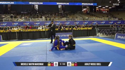 Michelle Waiyin Marciniak vs Ashley Nicole Odell 2026 Pan Kids Jiu-Jitsu IBJJF Championship