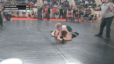 135_B lbs Consi Of 8 #2 - Wyatt Graham, Brookville vs Landon Simpson, Waynesburg